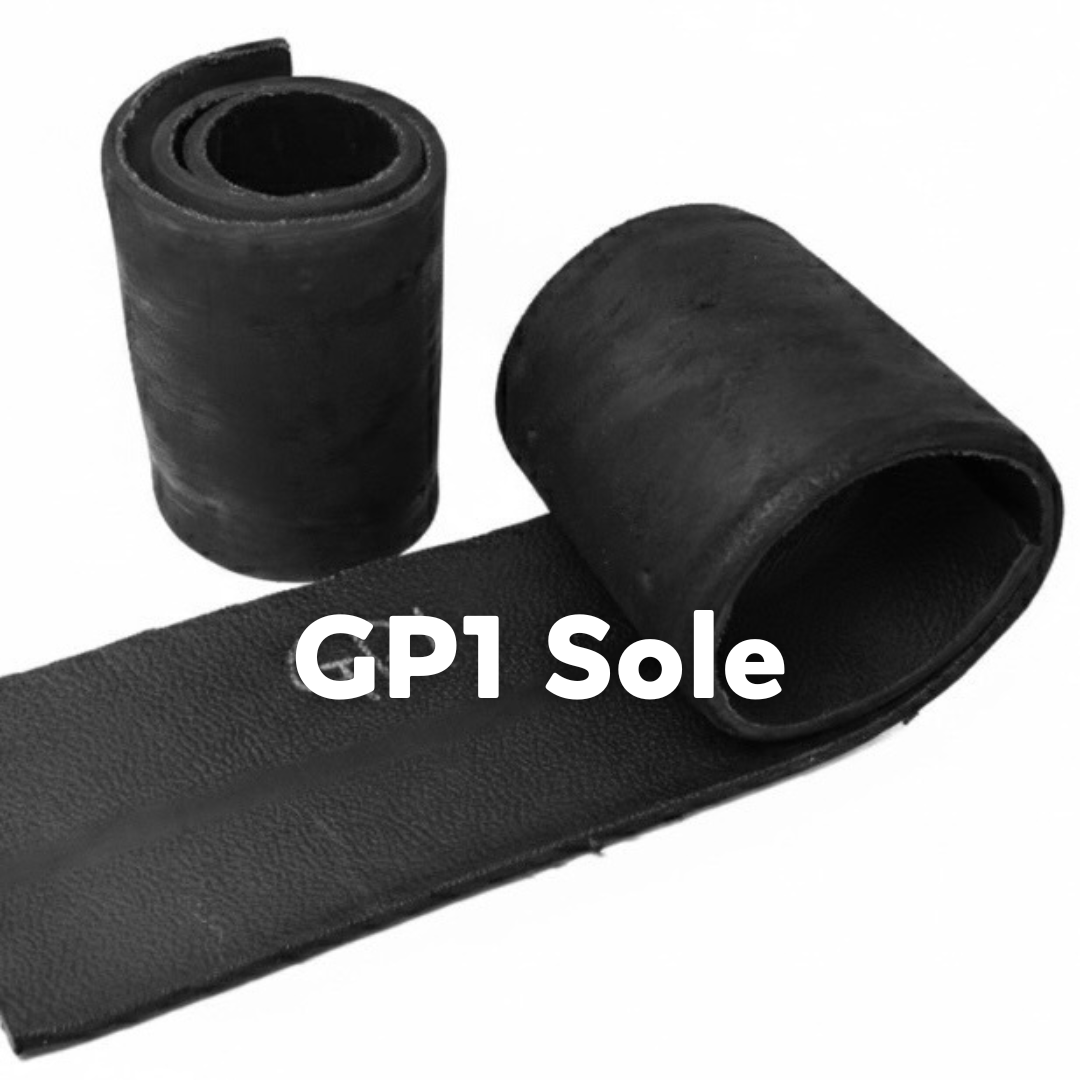 GP1での特殊ソールの張替え（セオリーやマントラなどの大型及び側面巻き上げなど）